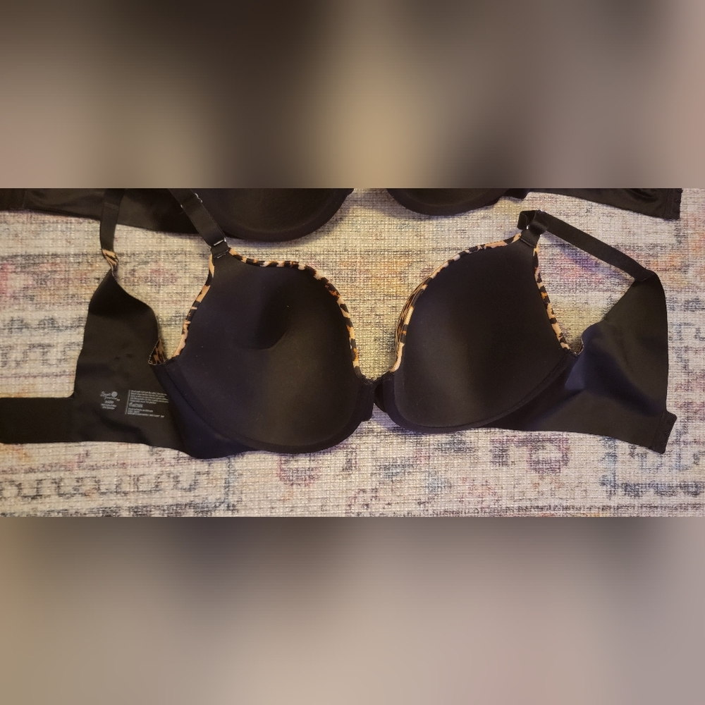 Secret Treasures Women's Bra Set - Pink, Tan, Black, Leopard Size 36DD - Picture 3 of 10